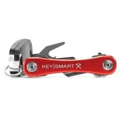 Porte-clés KeySmart Robuste Palourde Rouge