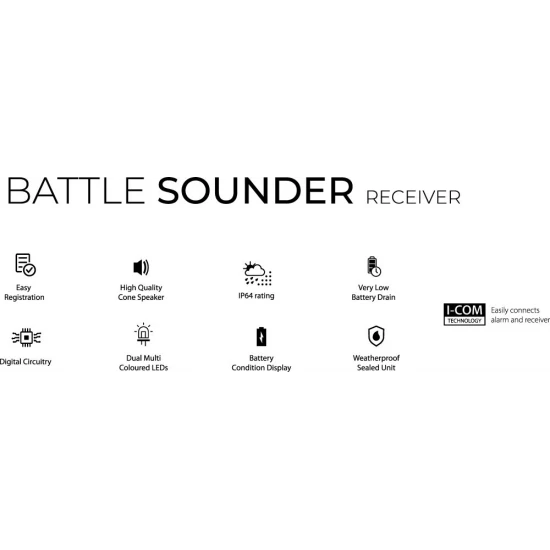 Black Cat Battle Sounder Receiver Black 14 Black Cat Battle Sounder Receiver Black – Image 12